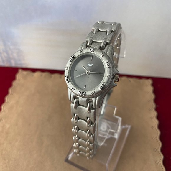 Vintage JAZ Paris Two Tone Silver Sports Watch main image 6